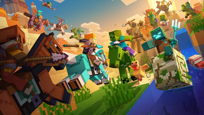 Minecraft para Nintendo Switch 2 con Vibrant Visuals