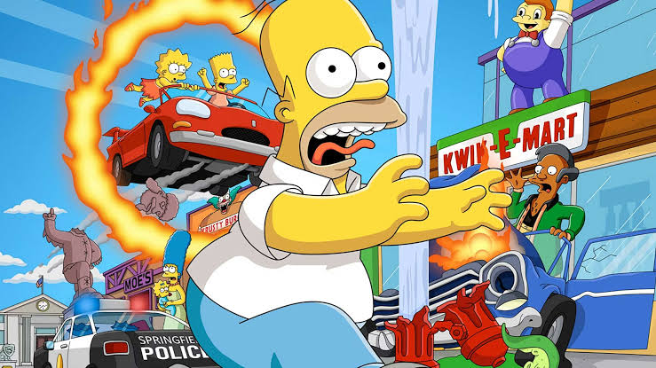The Simpsons Hit & Run con Homer Simpson