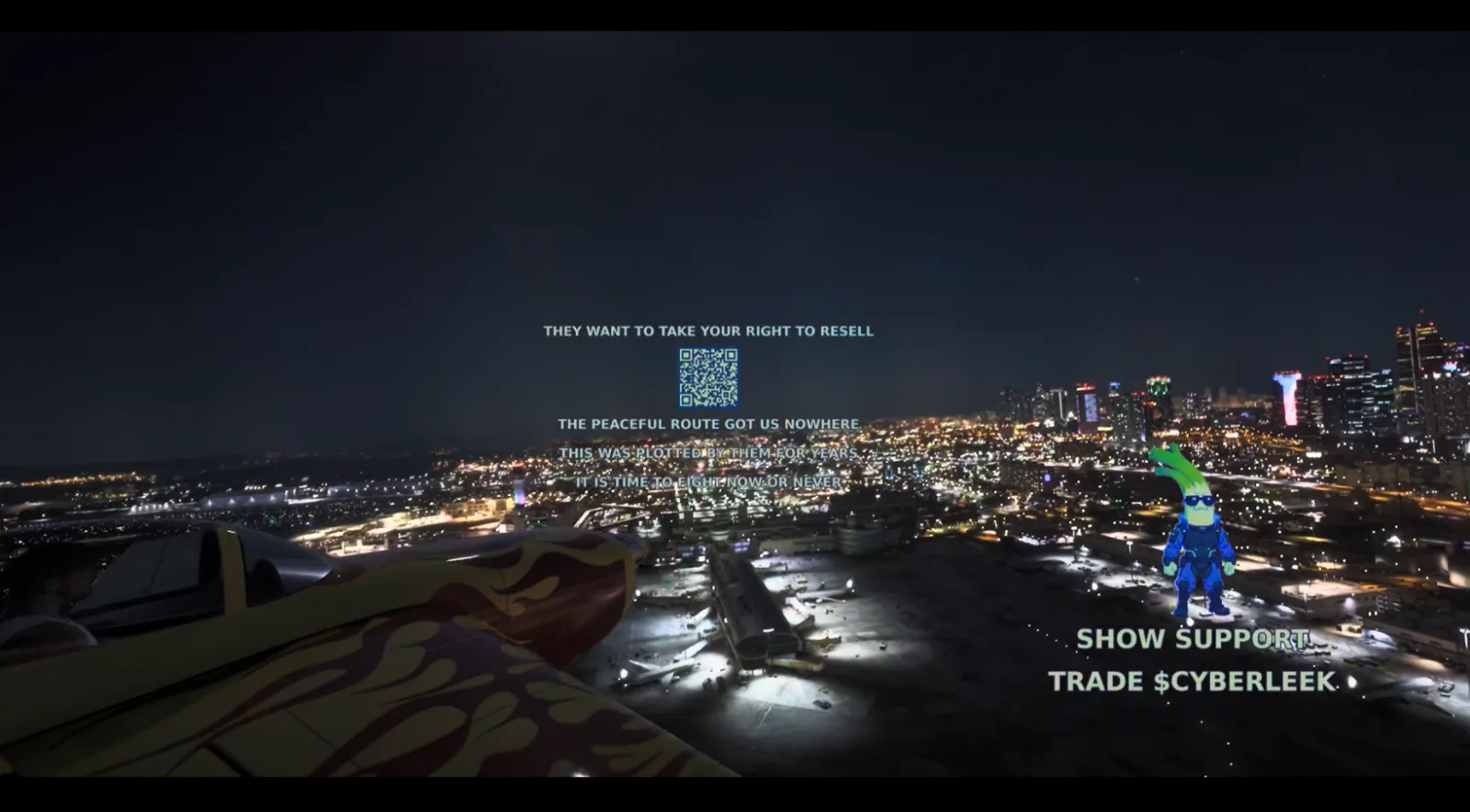 GTA VI VIce City desde avión noche